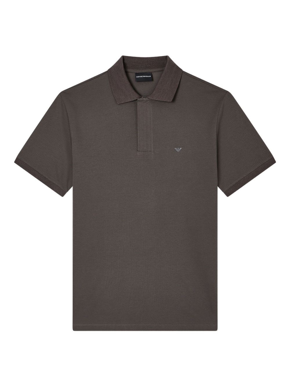 Logo Cotton Polo Shirt - Emporio Armani - Modalova
