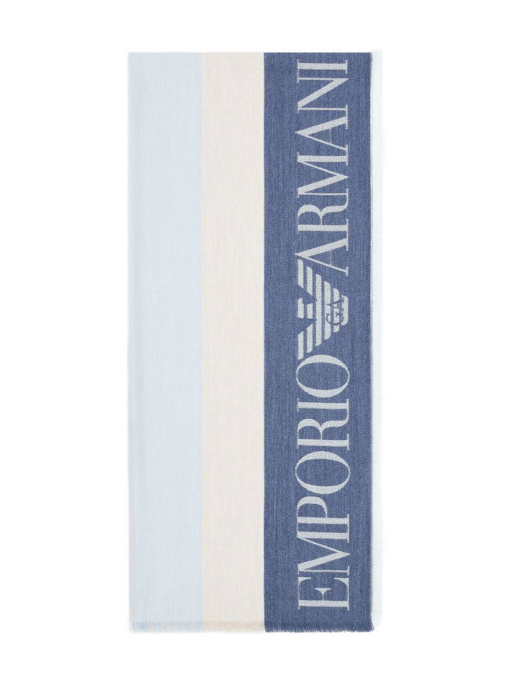 Emporio Armani Striped Stole - Emporio Armani - Modalova