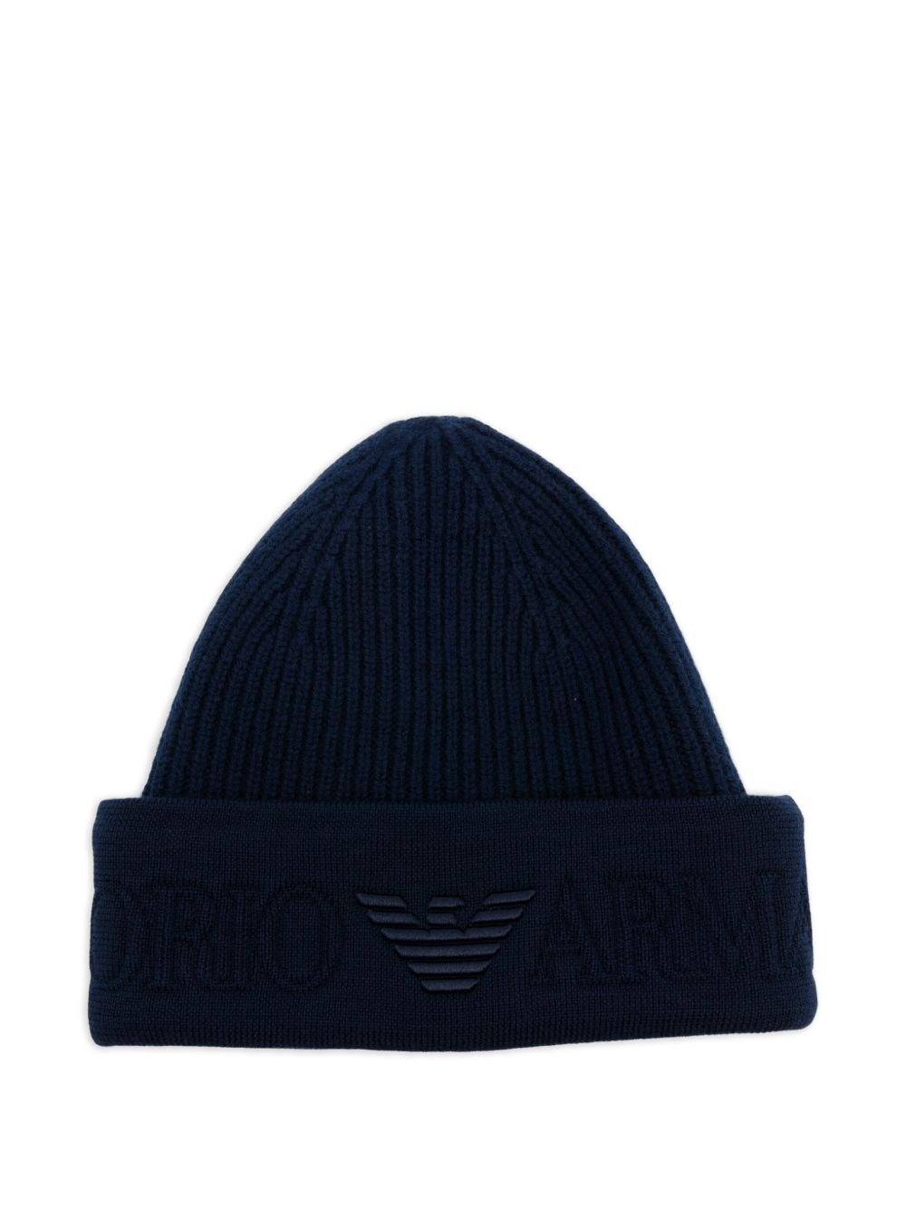 Emporio Armani Logo Wool Beanie Emporio Armani Logo Wool Beanie
