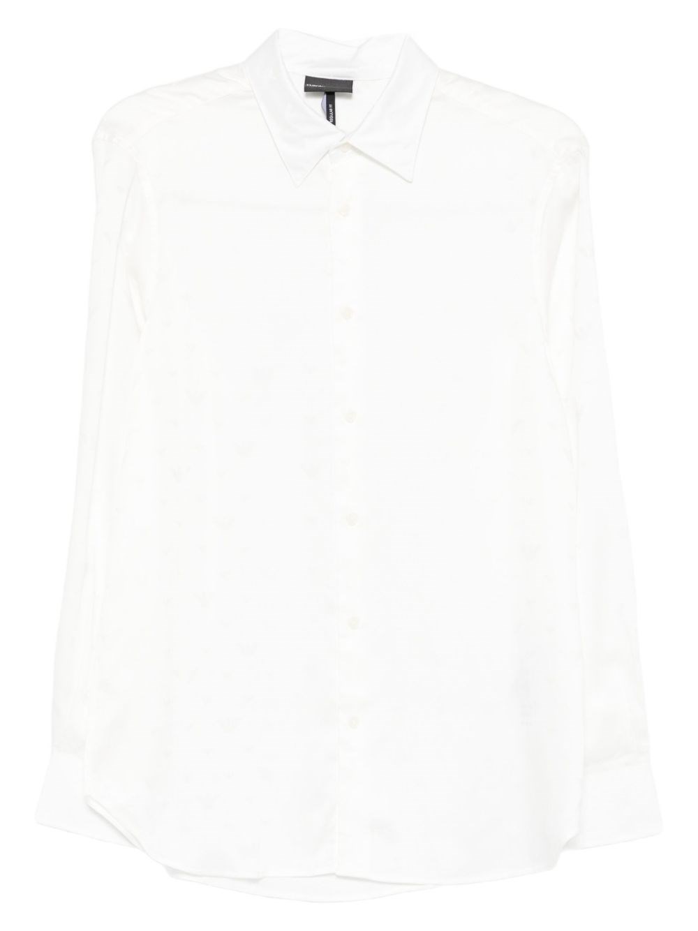 Emporio Armani Allover Logo Shirt - Emporio Armani - Modalova