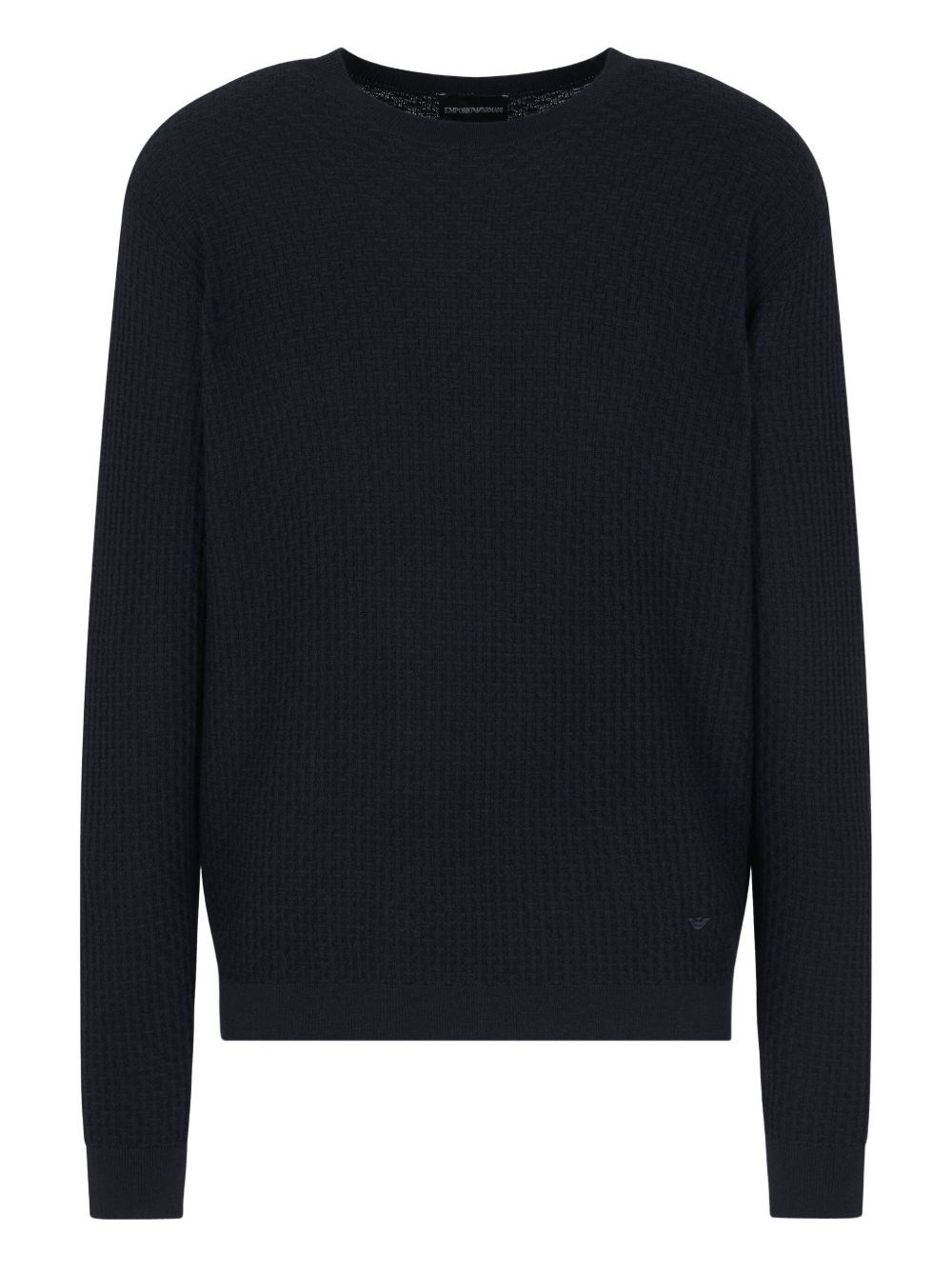 Emporio Armani Wool Crewneck Jumper - Emporio Armani - Modalova