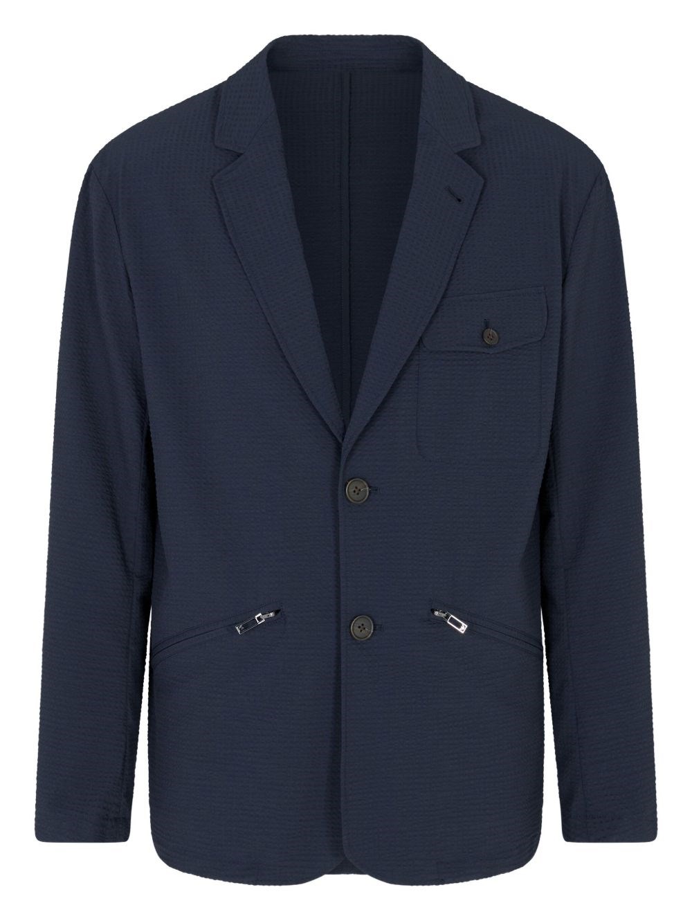 Single-Breasted Blazer Jacket - Emporio Armani - Modalova