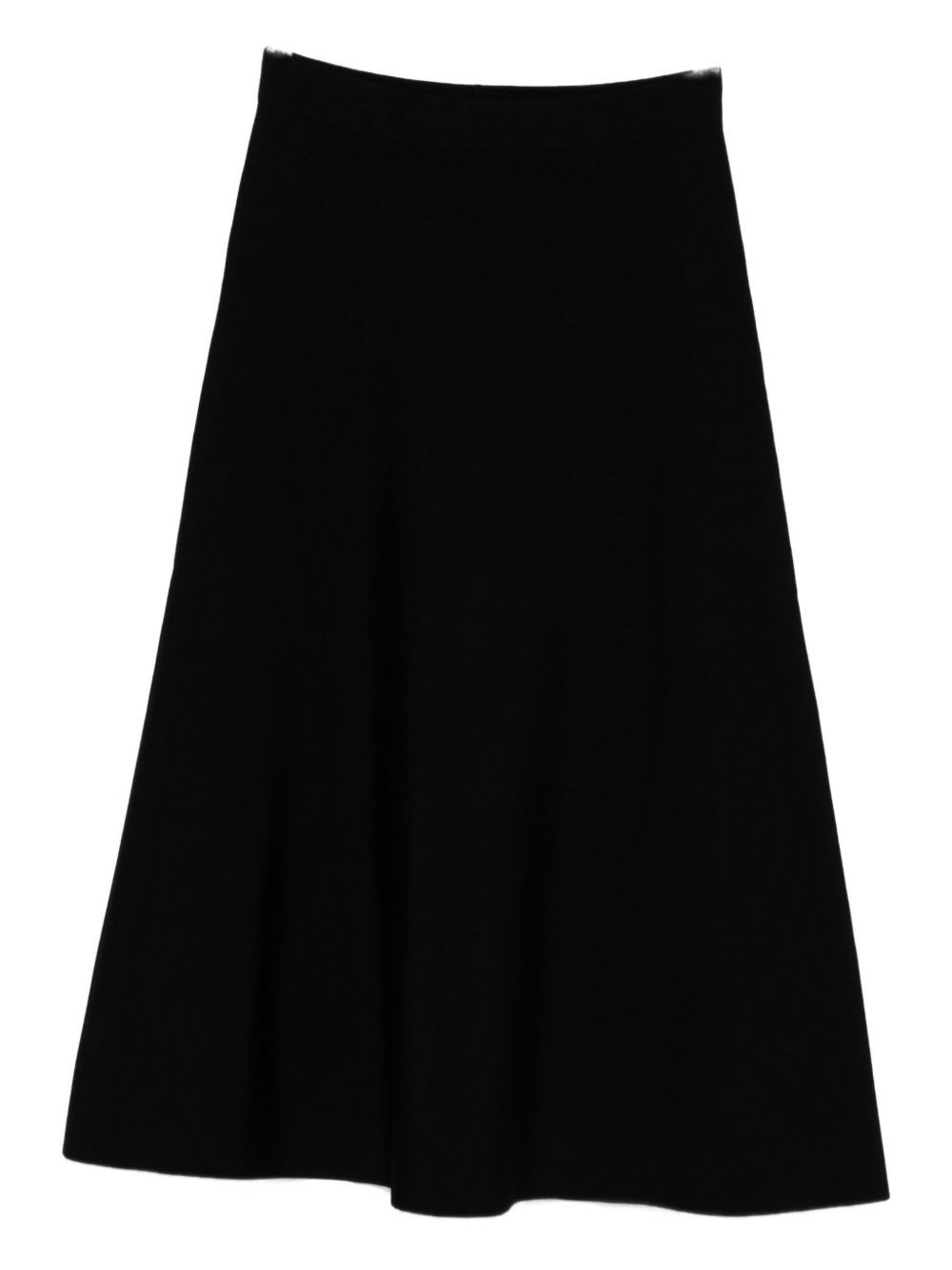 Emporio Armani Midi Skirt In Black