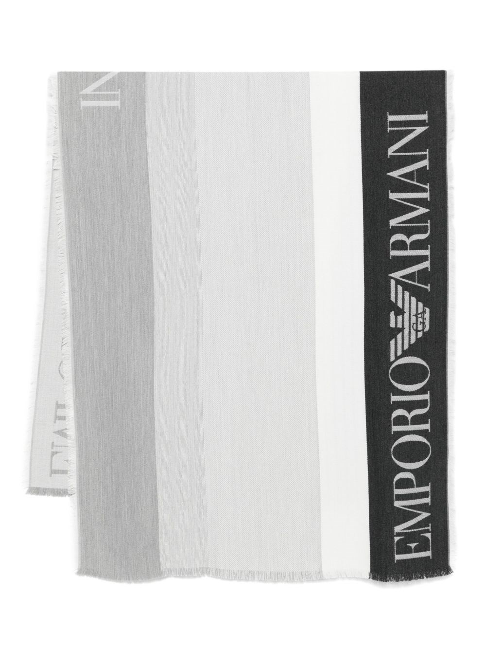 Emporio Armani Striped Stole - Emporio Armani - Modalova