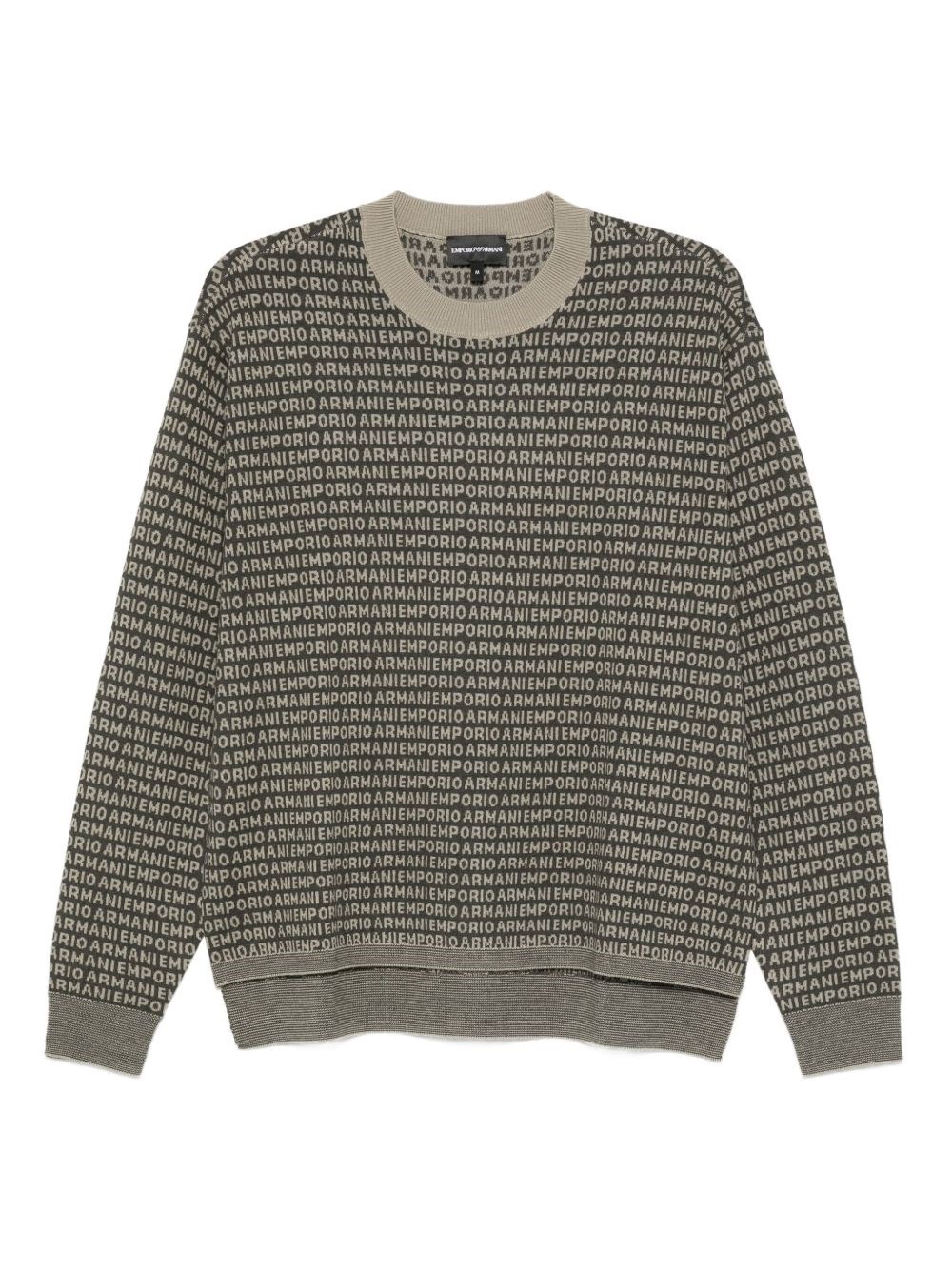 Emporio Armani Wool Crewneck Jumper - Emporio Armani - Modalova