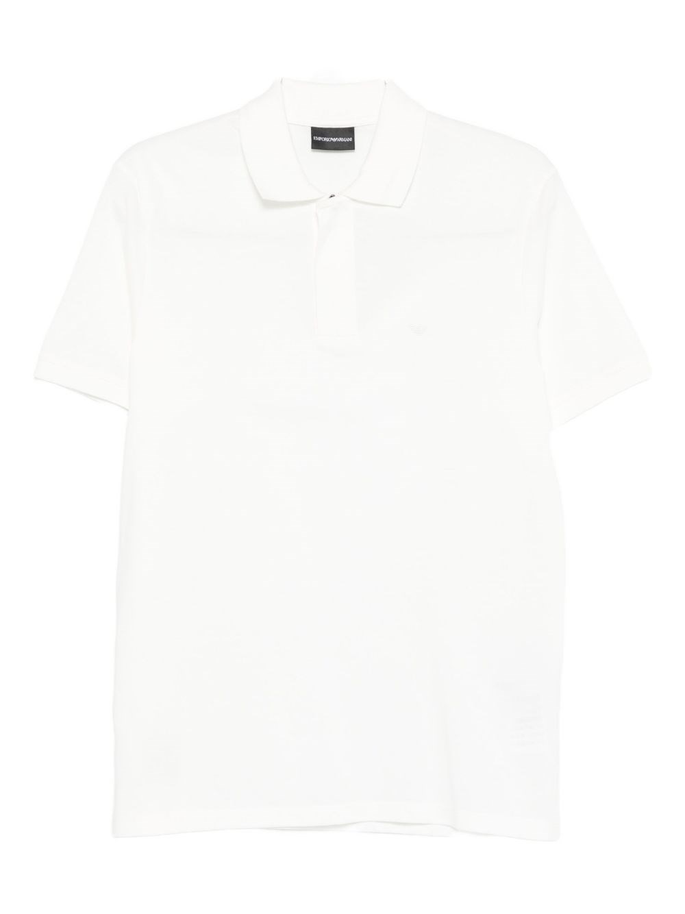 Logo Cotton Polo Shirt - Emporio Armani - Modalova