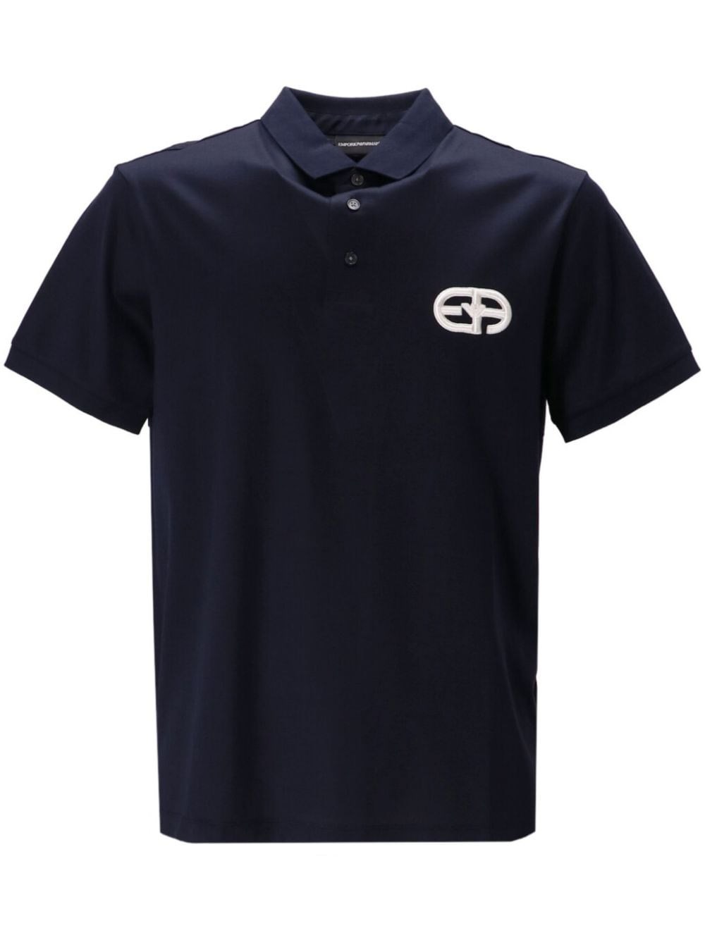 Cotton Blend Polo Shirt - Emporio Armani - Modalova