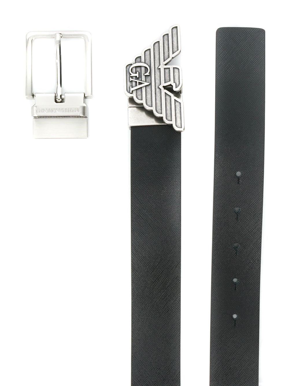 Emporio Armani Leather Belt - Set - Emporio Armani - Modalova