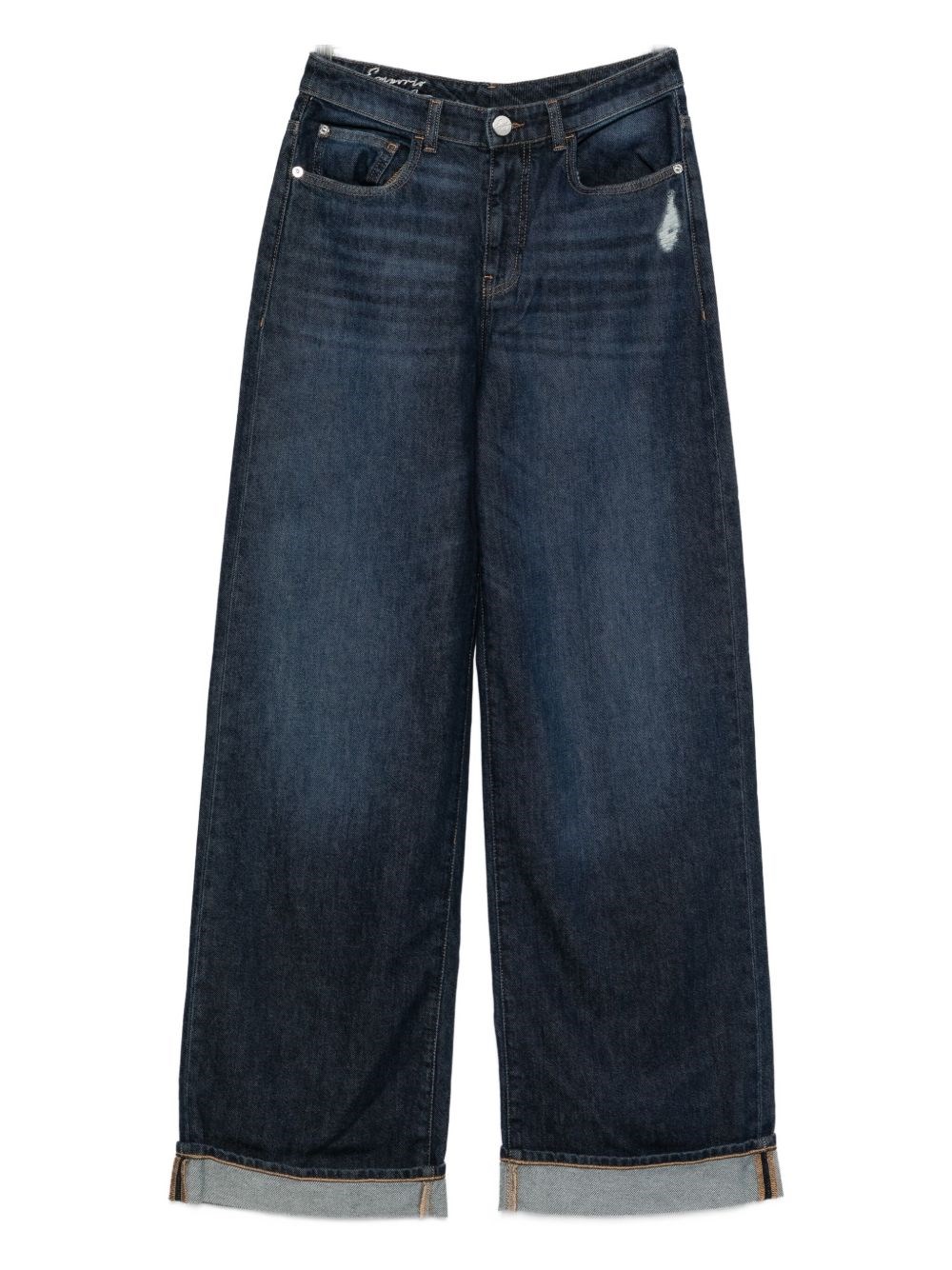 Emporio Armani Blue Clothing Essential Jeans In Blue