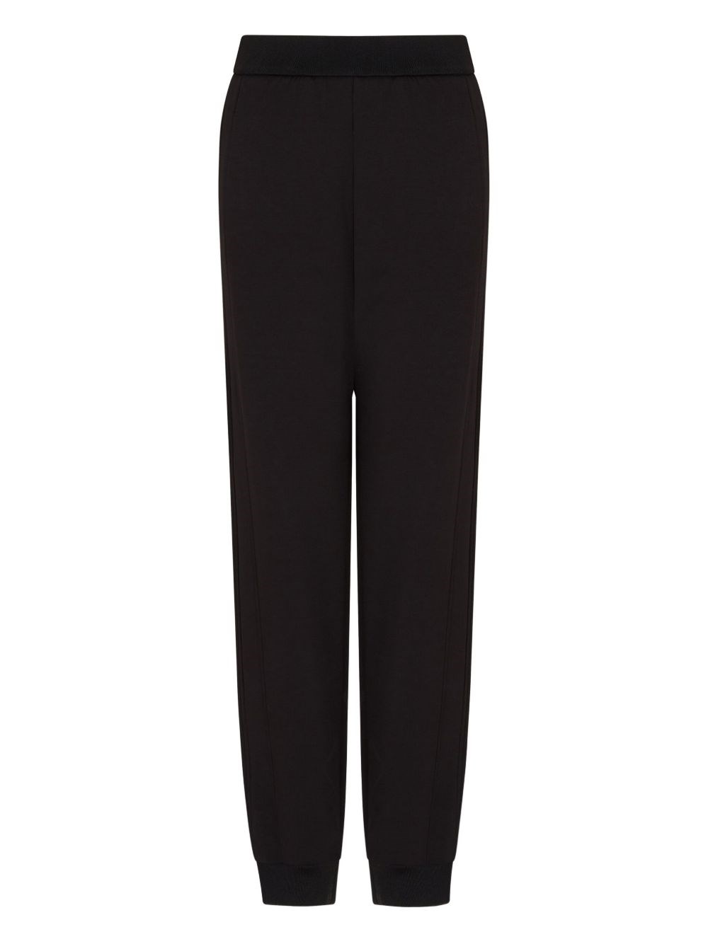 Emporio Armani Cotton Sweatpants In Black
