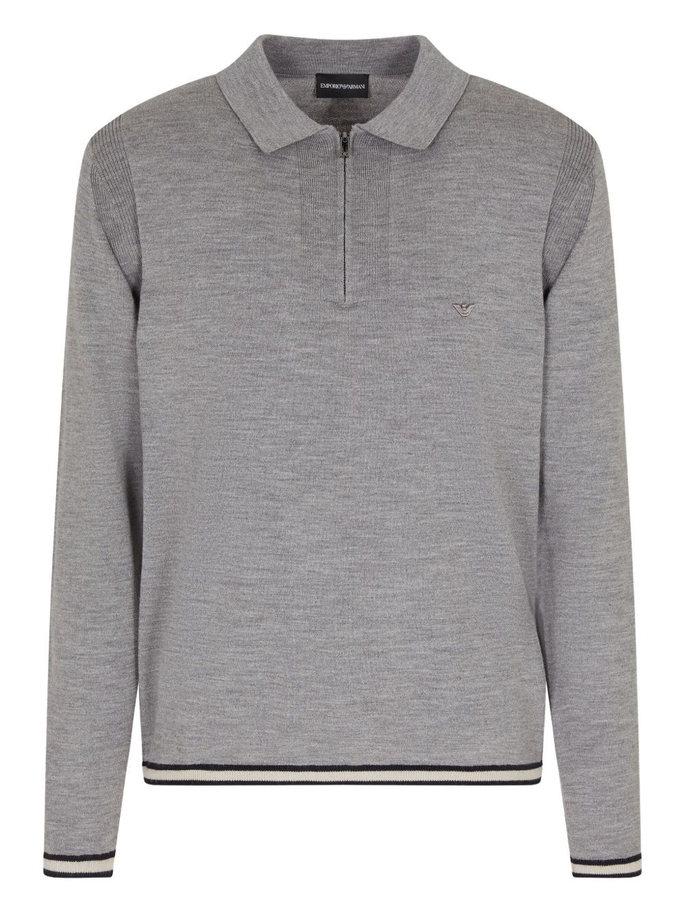 Emporio Armani Wool Polo Shirt - Emporio Armani - Modalova