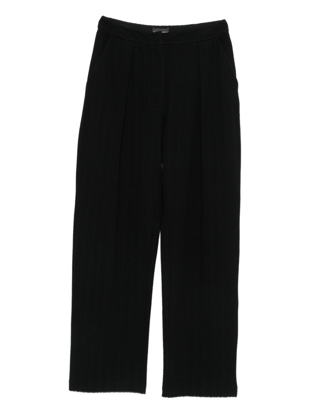 Cotton Blend Trousers - Emporio Armani - Modalova