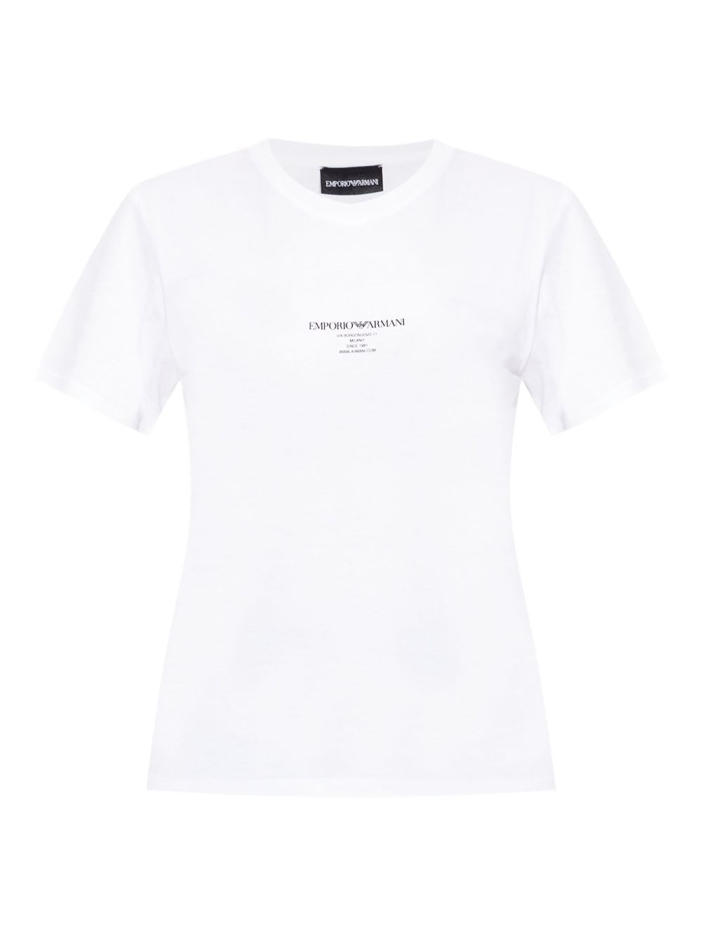 Emporio Armani Logo Cotton T-Shirt - Emporio Armani - Modalova