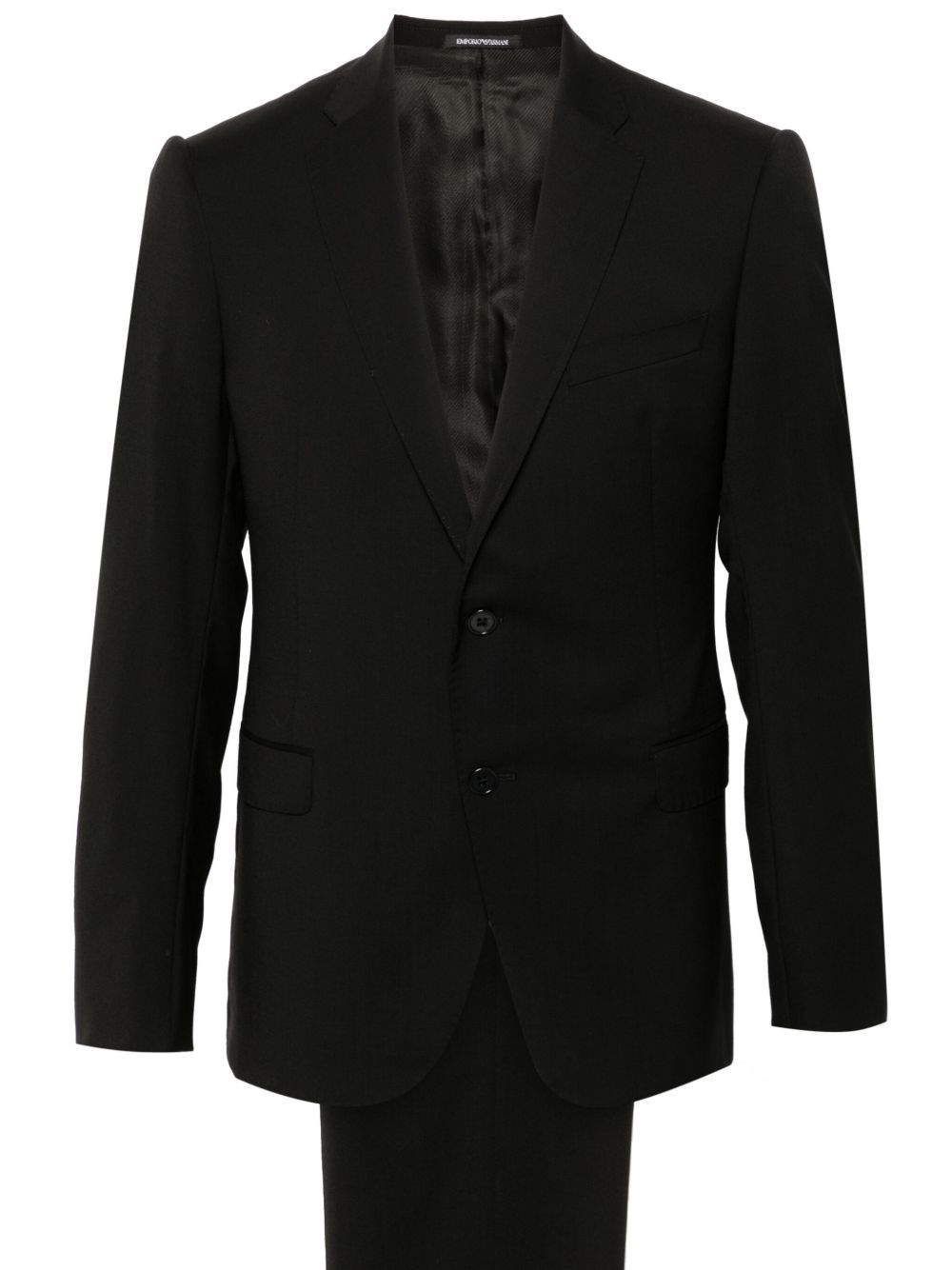 Wool Single-Breasted Suit - Emporio Armani - Modalova