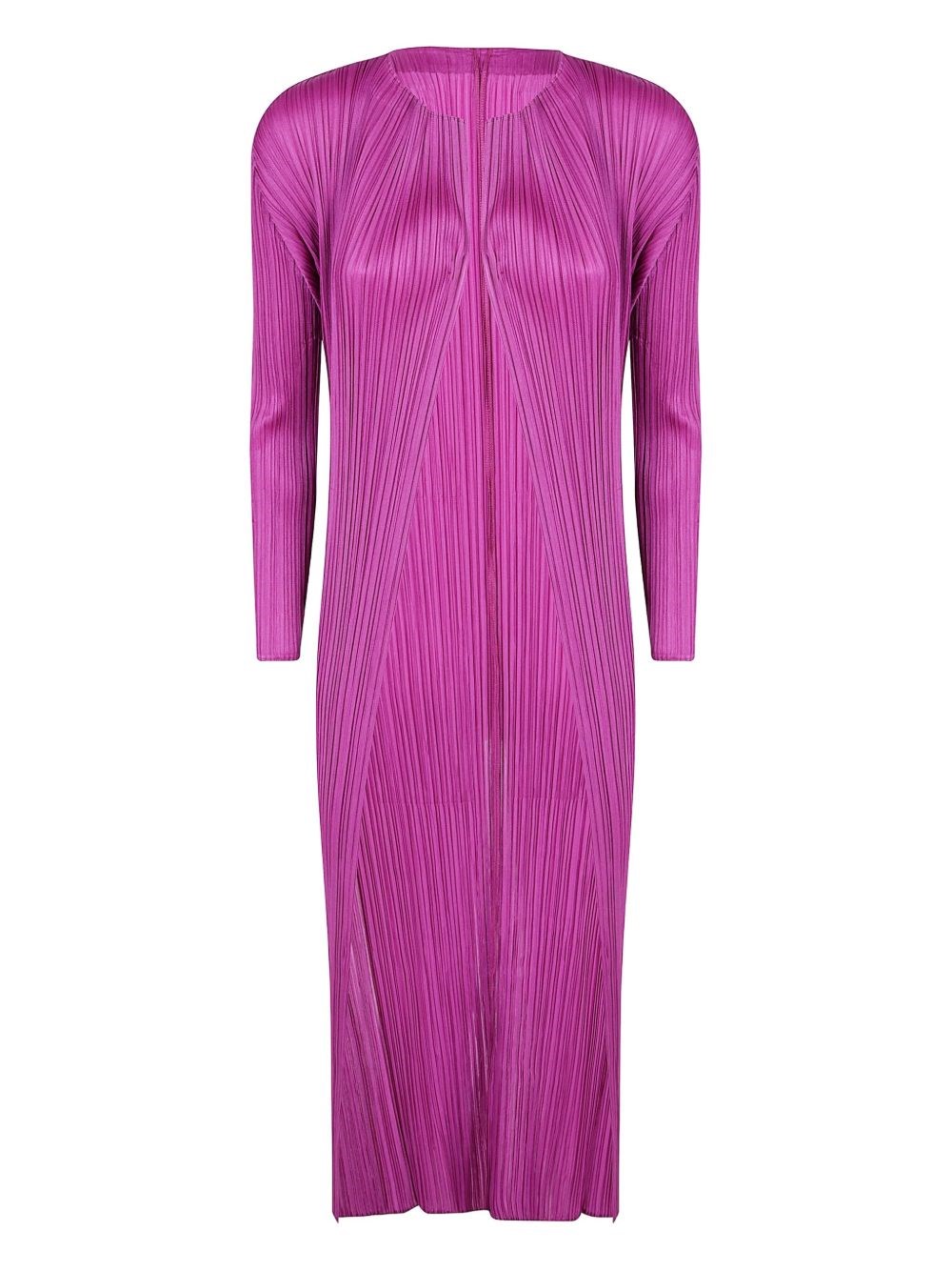 PLEATS PLEASE ISSEY MIYAKE Pleated Long Cardigan