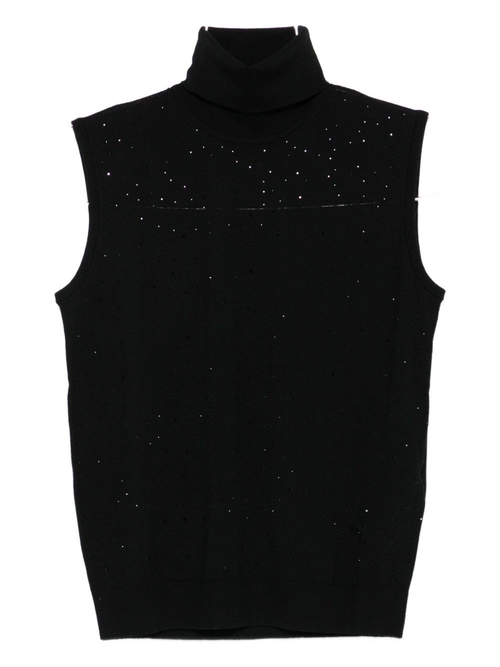 Emporio Armani Wool Turtle-Neck Top - Emporio Armani - Modalova