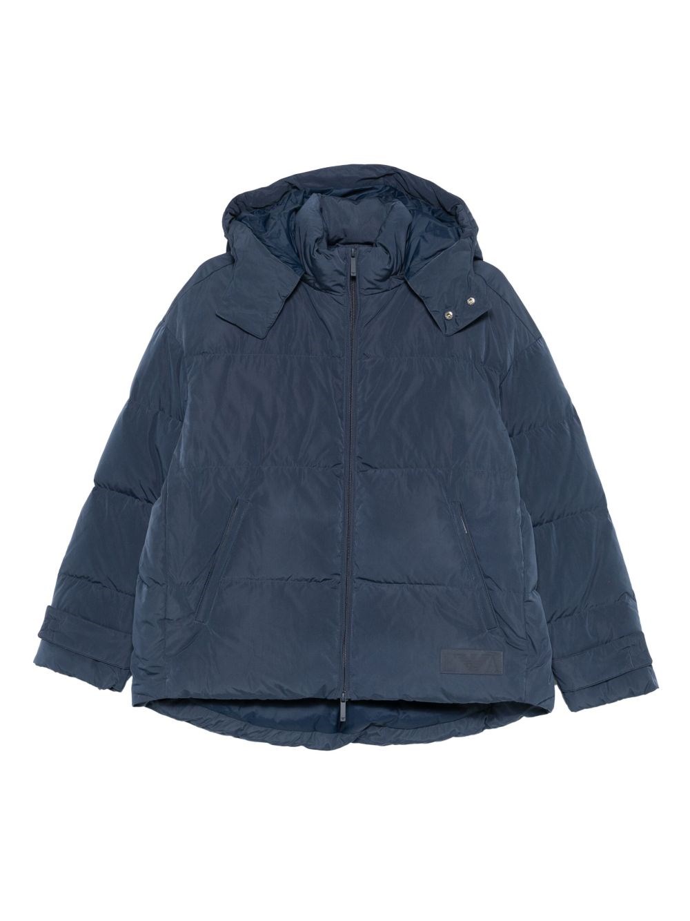 Emporio Armani Sv Recycled Down Jacket In Blue