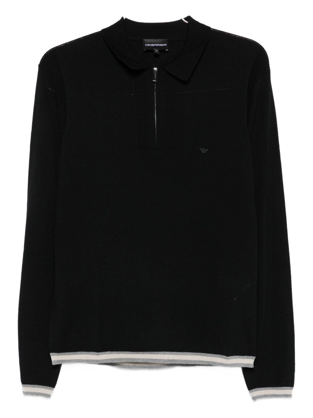 Emporio Armani Wool Polo Shirt - Emporio Armani - Modalova