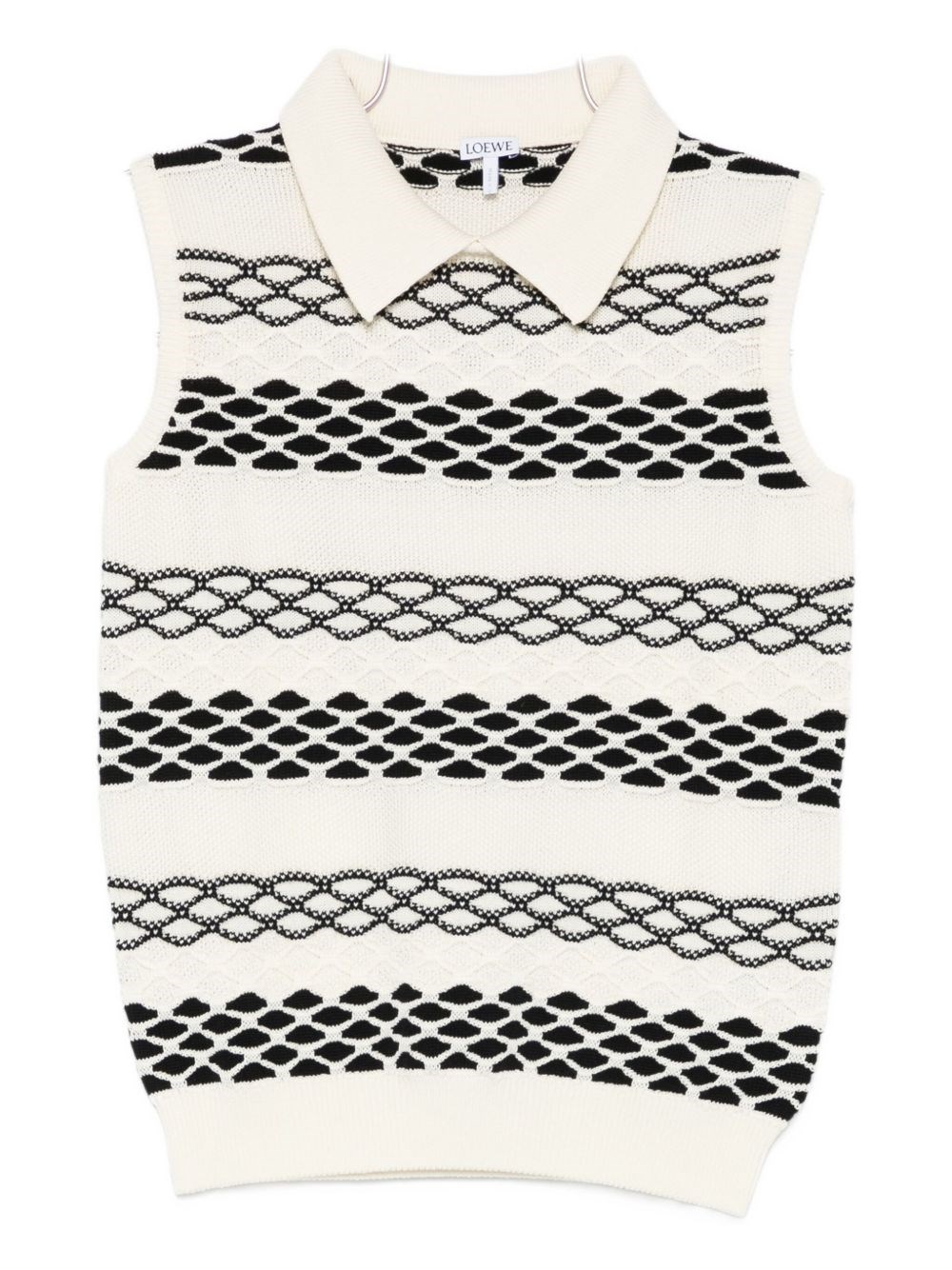 Loewe Cotton Vest In Black