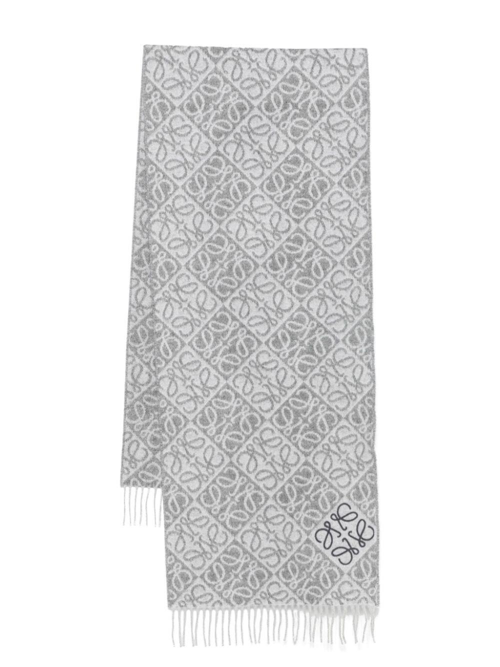 Anagram Wool And Cashmere Scarf - Loewe - Modalova
