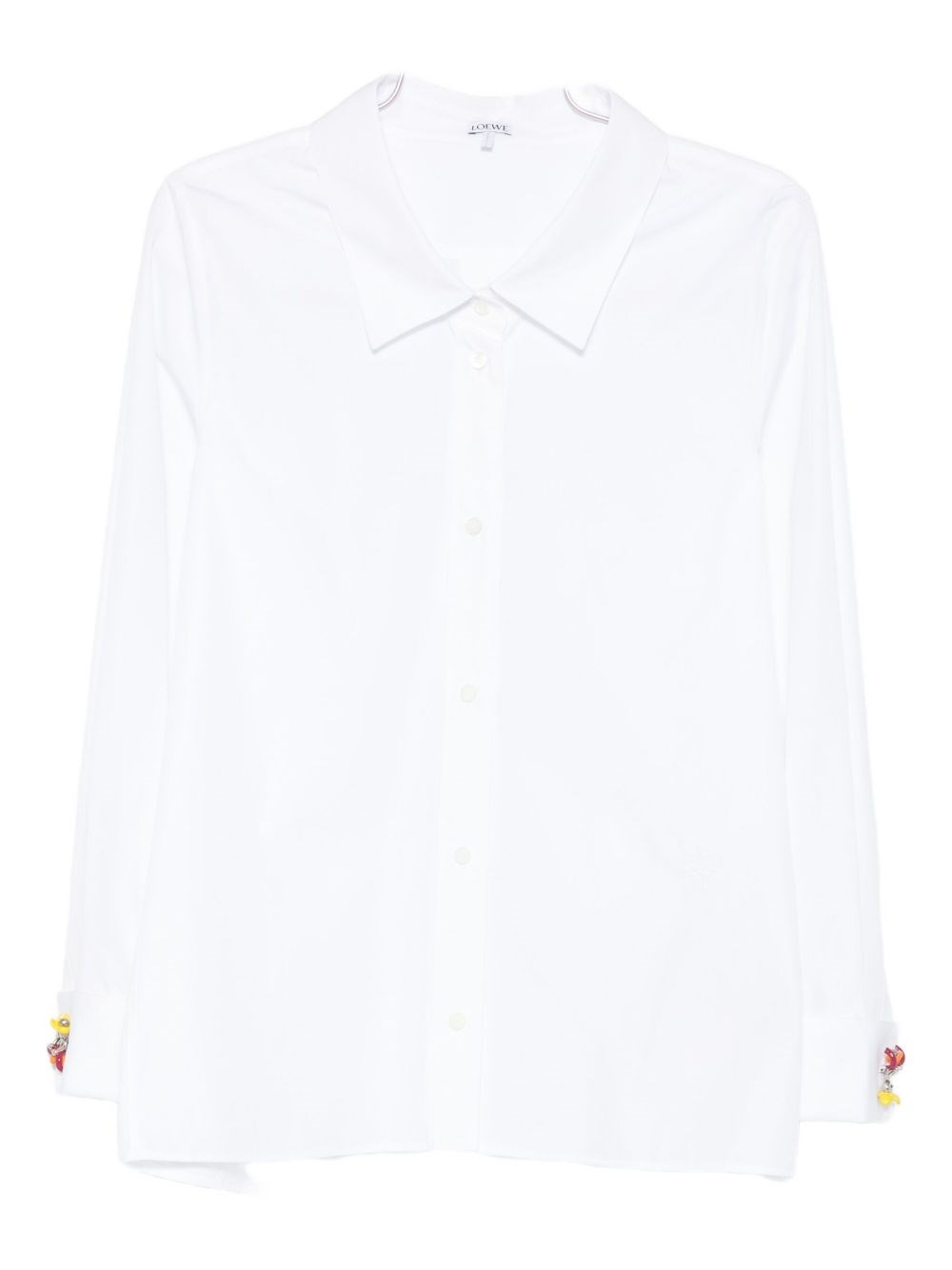 Loewe Cotton Shirt In White