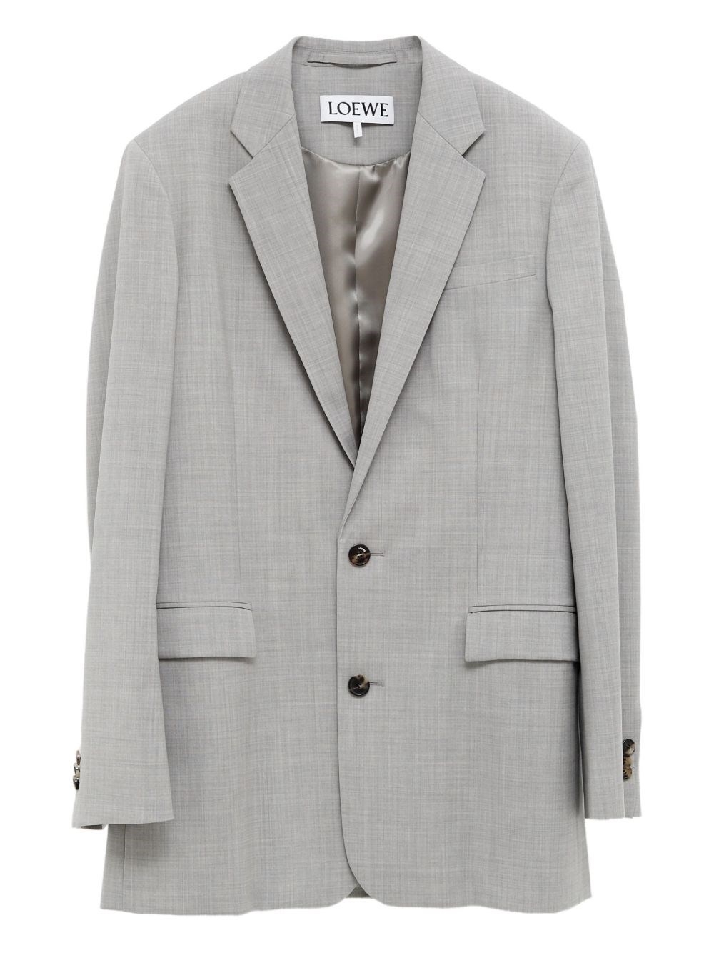 Loewe Wool Single-Breasted Jacket - Loewe - Modalova