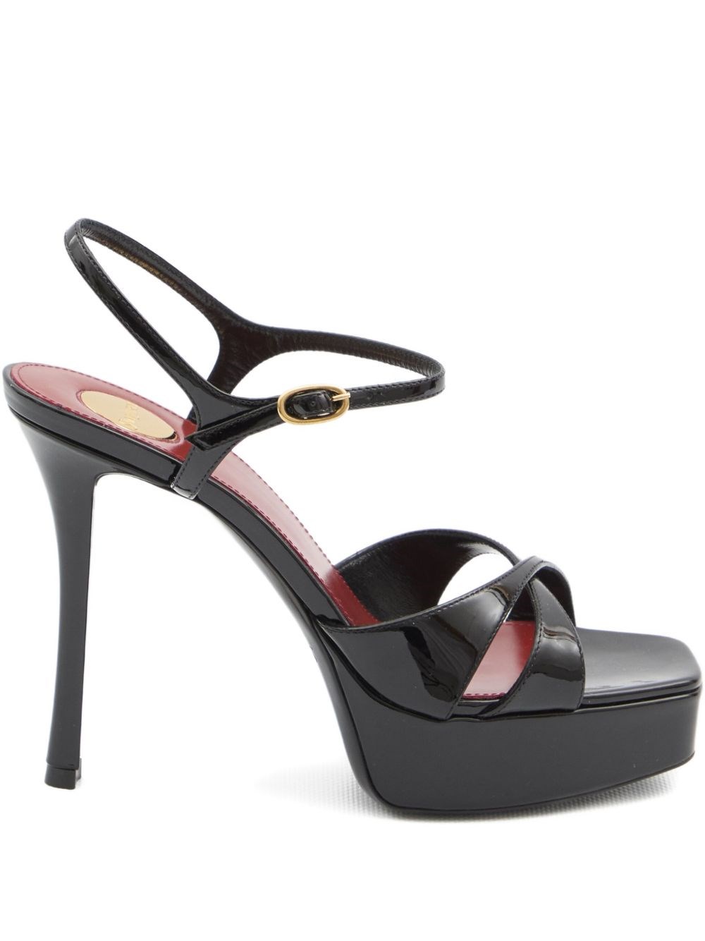 Debbie Patent Leather Sandals - Saint Laurent - Modalova