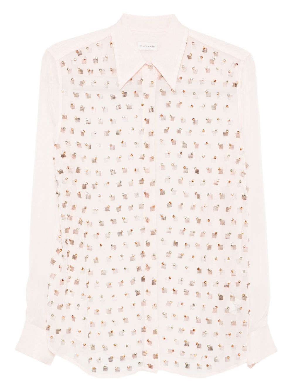 Dries Van Noten Women Chowy Embroidered Shirt In Multi