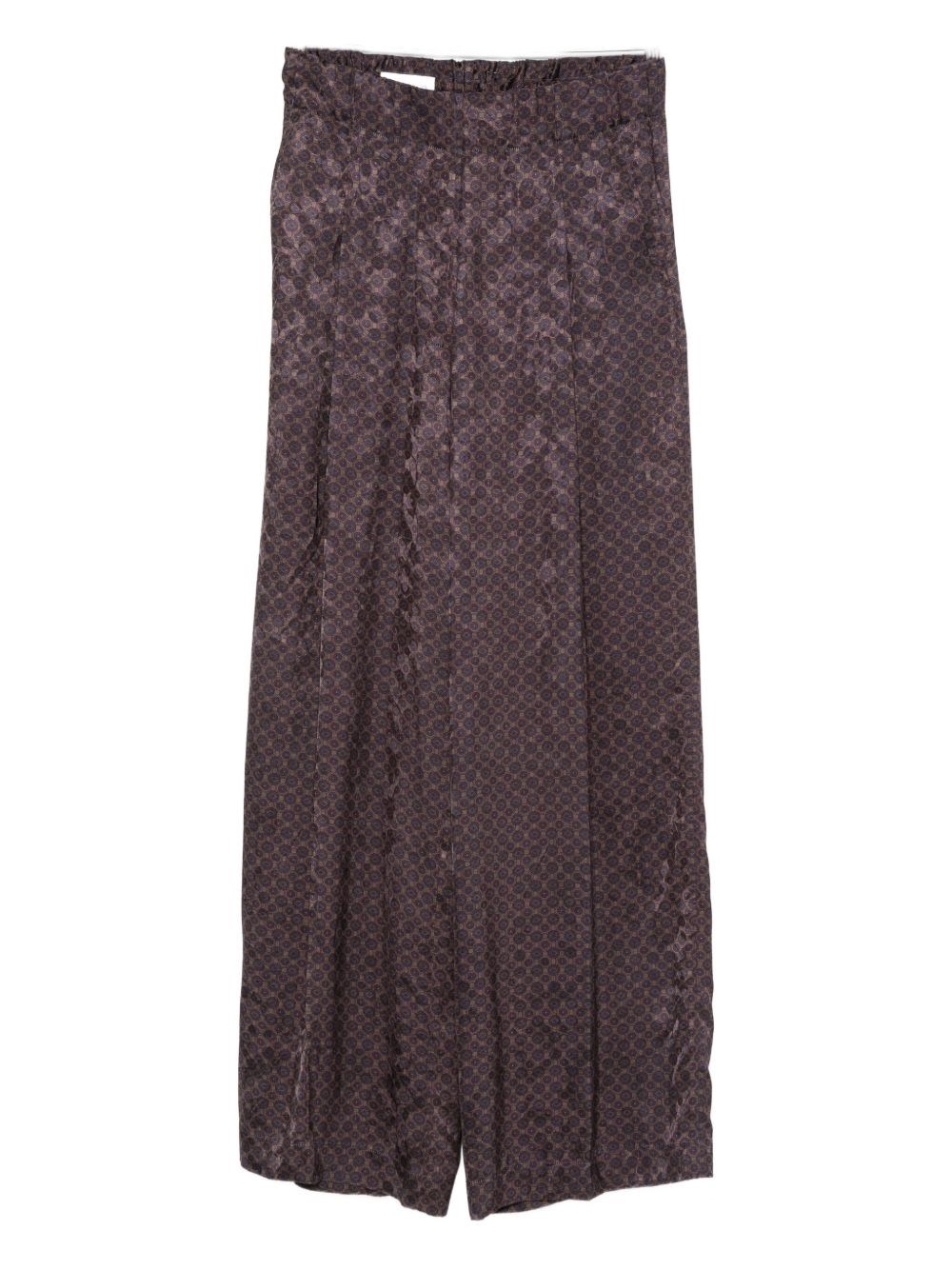 Dries Van Noten Wide-leg Casual Pants In Multi