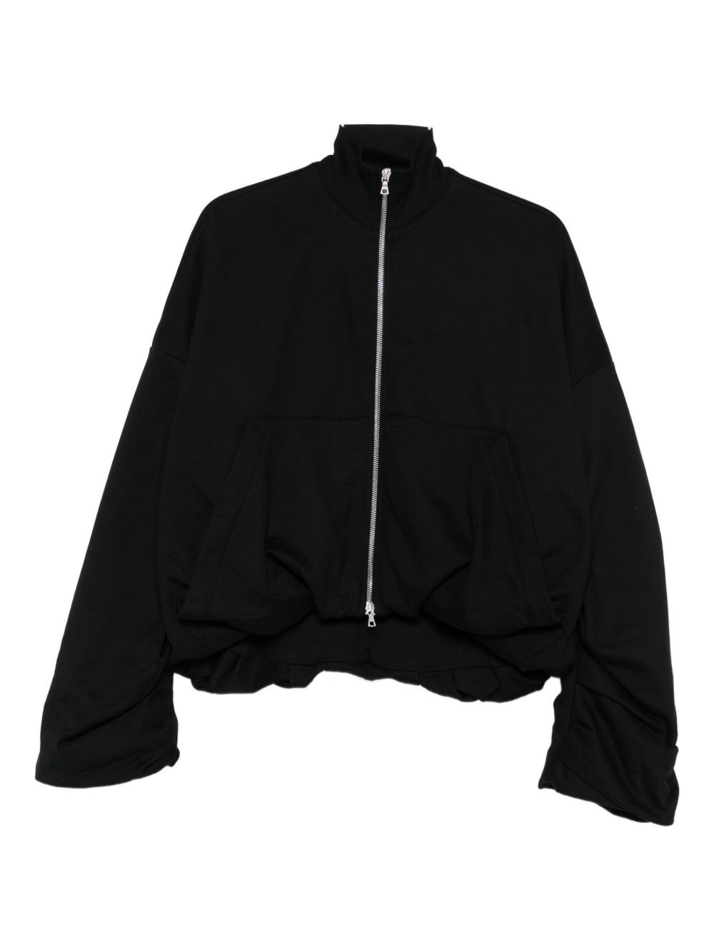 Dries Van Noten Haqua Cotton Bomber Jacket In Black