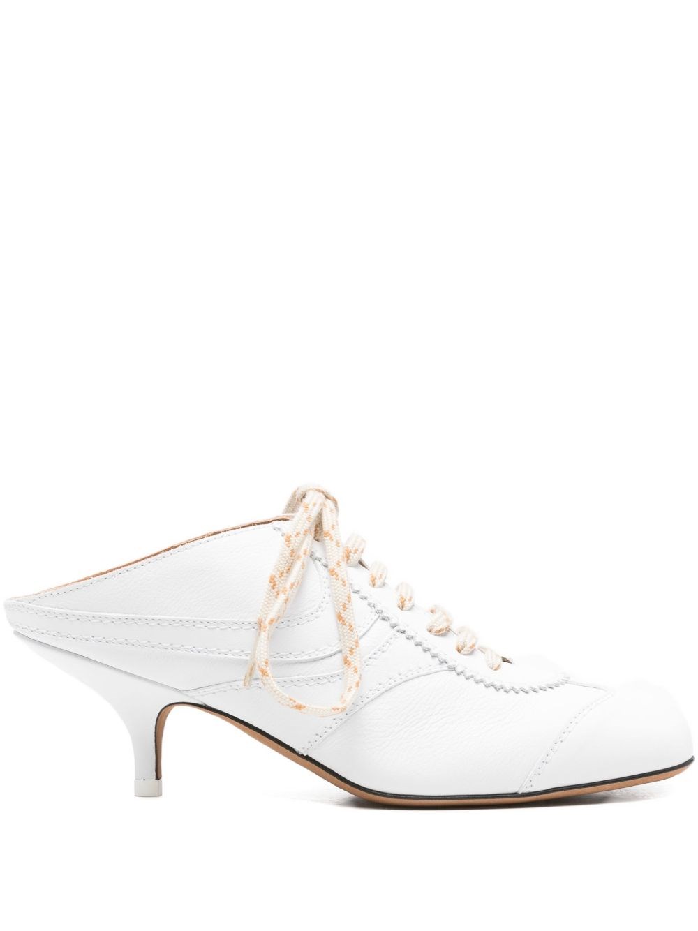 Dries Van Noten Slingback High-heeled Sandals In White