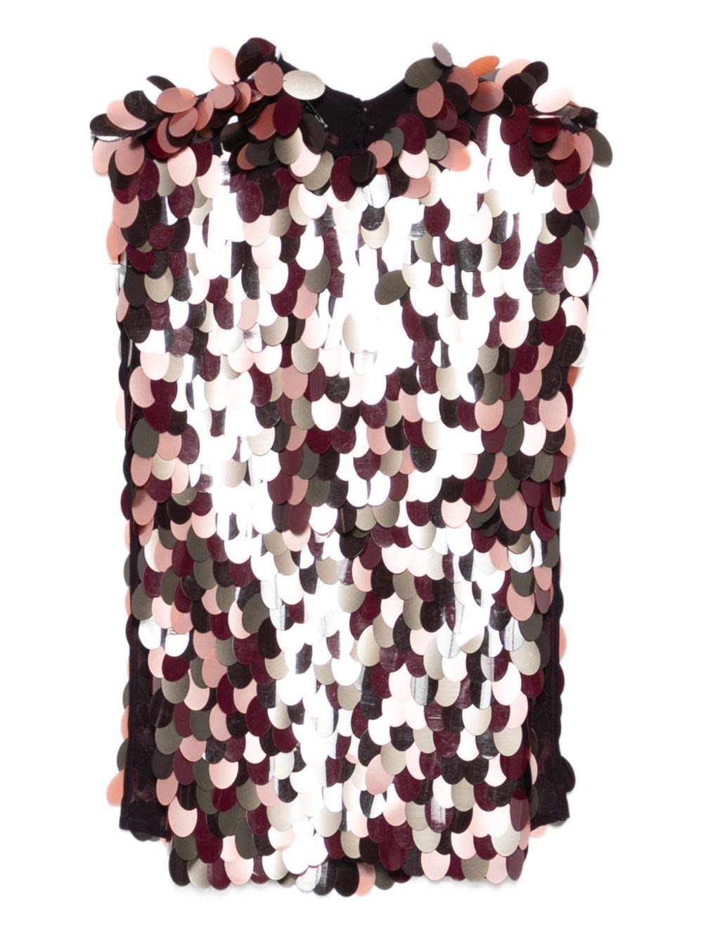 Dries Van Noten Carmasa Sequined Top In Multi