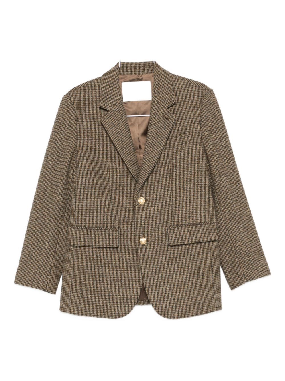 Dunst Wool Blend Single-breasted Jacket In Brown