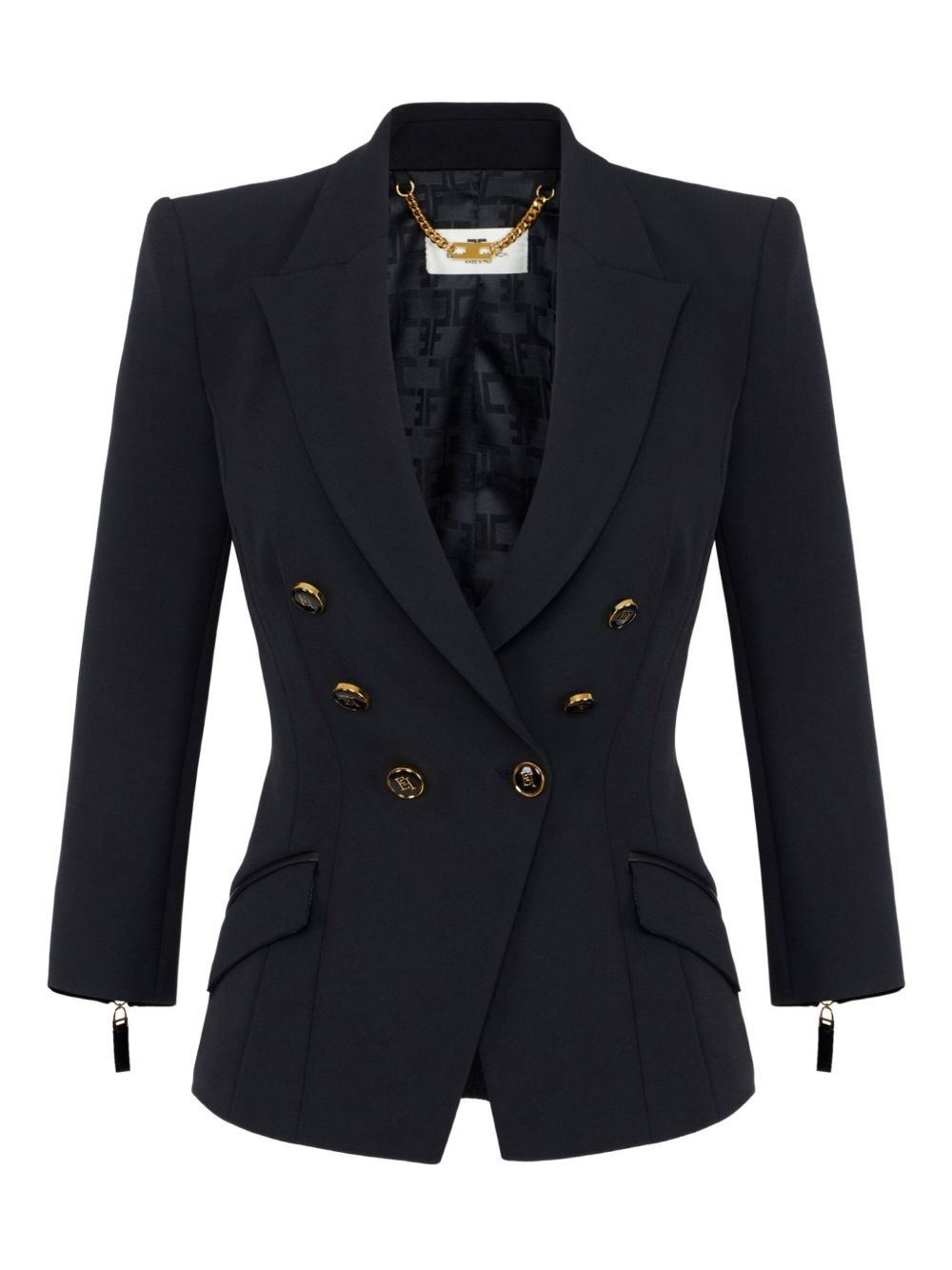 Single-Breasted Jacket - Elisabetta Franchi - Modalova