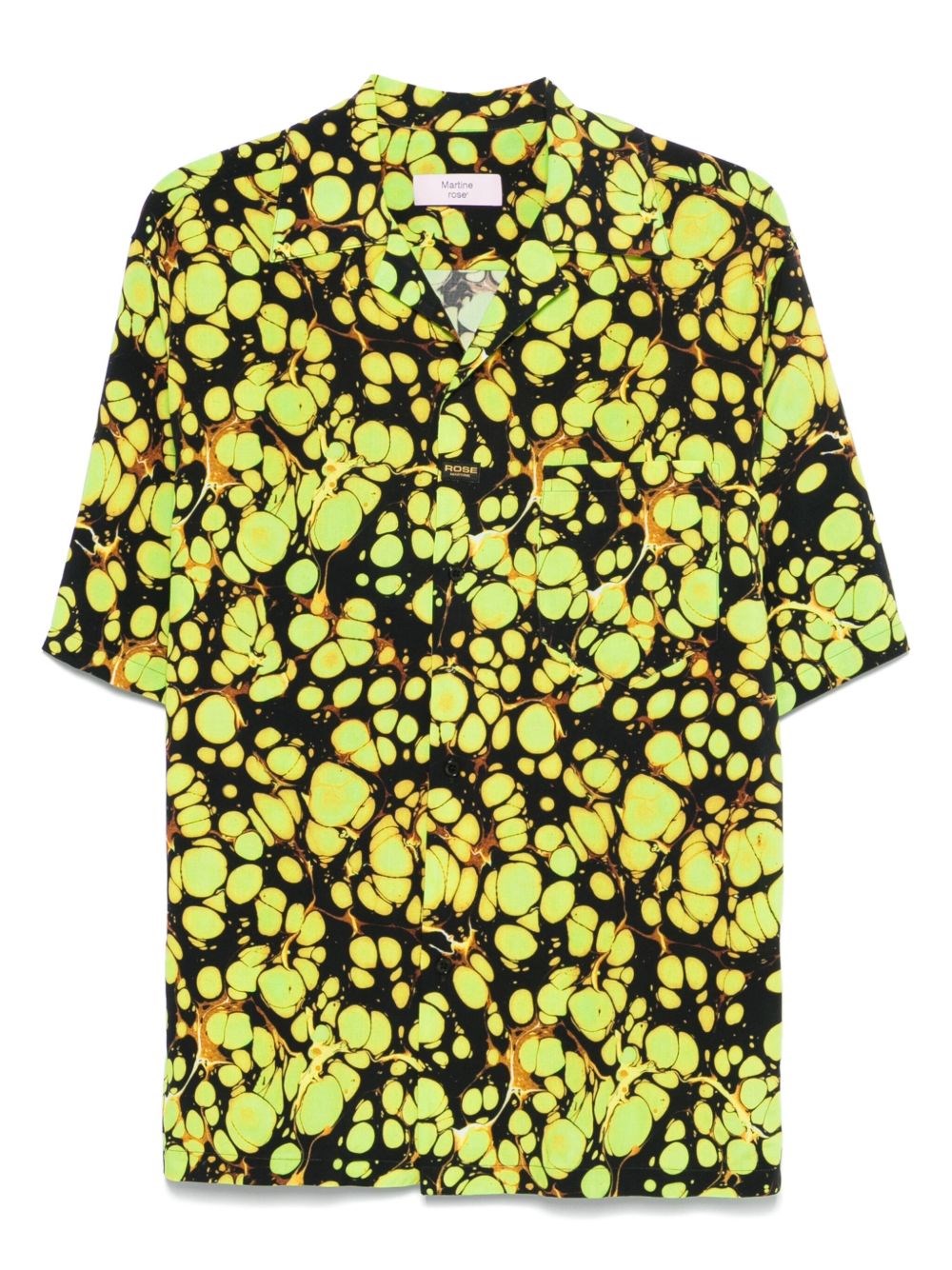 Bowling Shirt With Print - MARTINE ROSE - Modalova