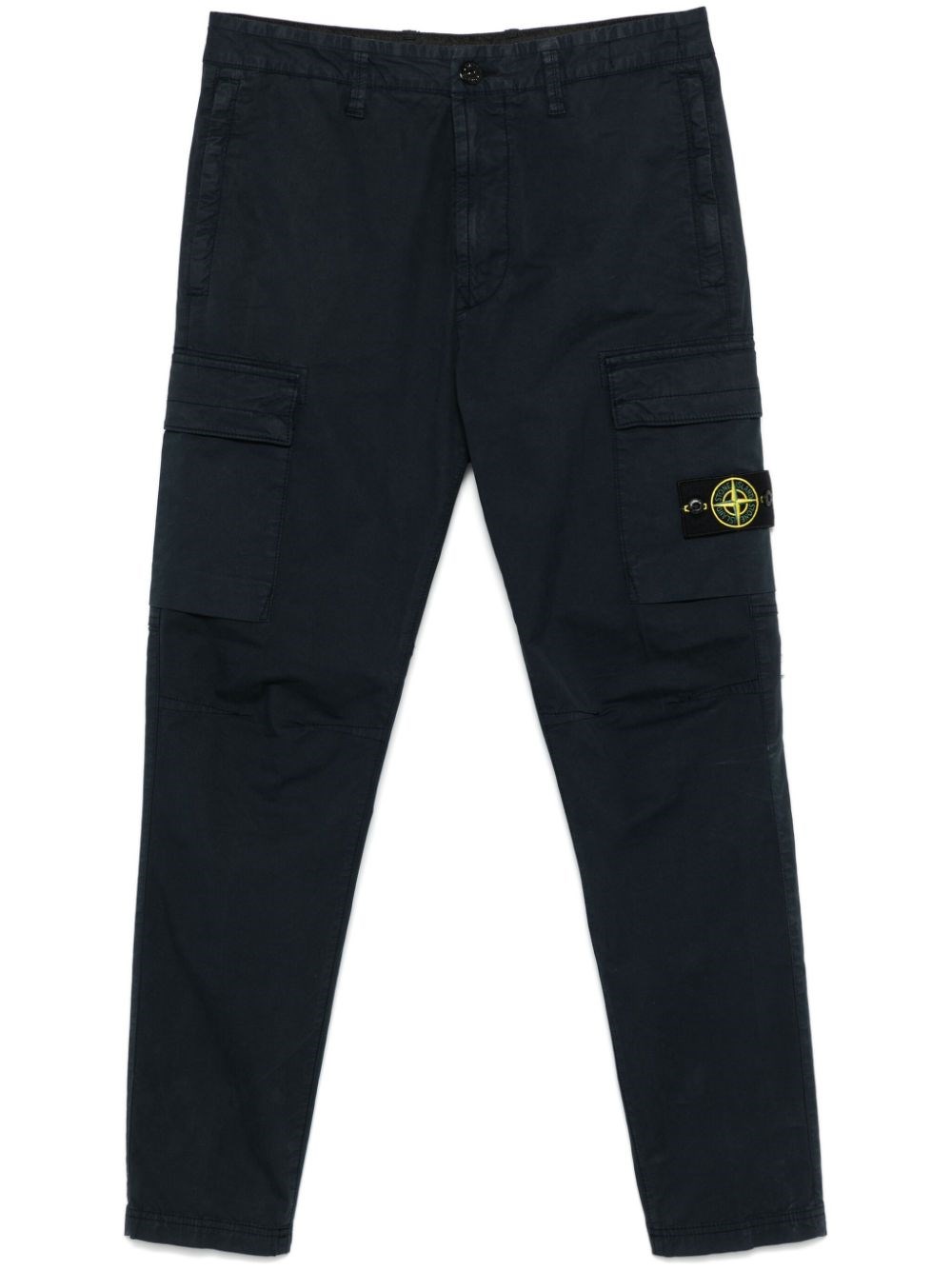 Stone Island Trousers With Logo - Stone Island - Modalova