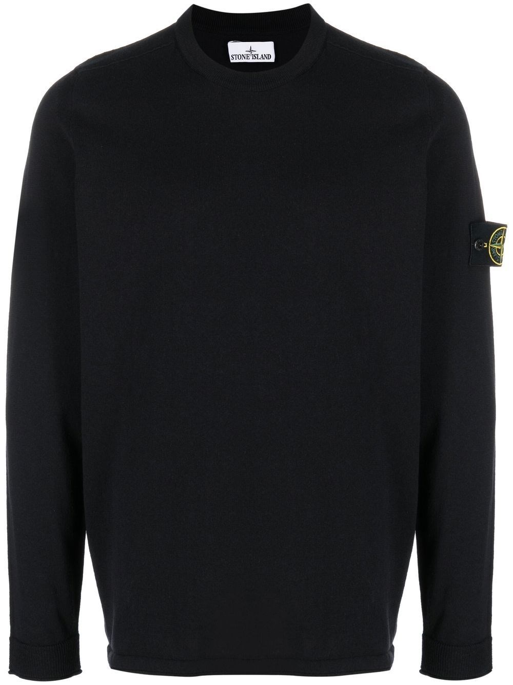 Crewneck Sweater With Logo - Stone Island - Modalova