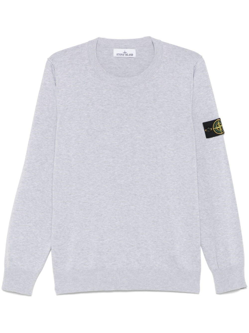 Crewneck Sweater With Logo - Stone Island - Modalova