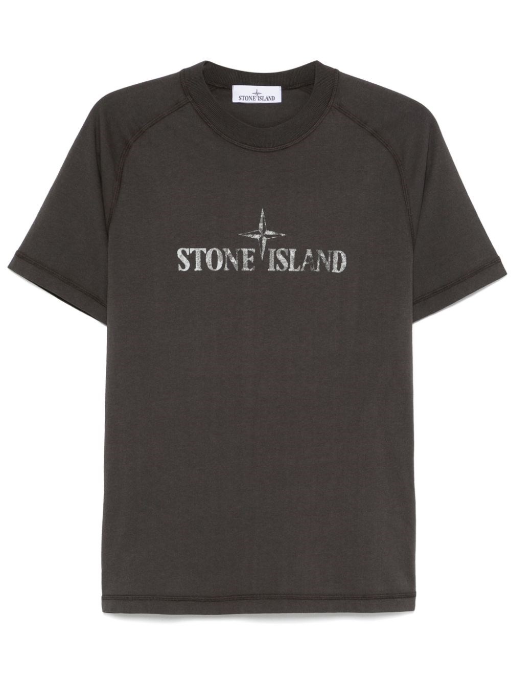 Stone Island Logo T-Shirt - Stone Island - Modalova