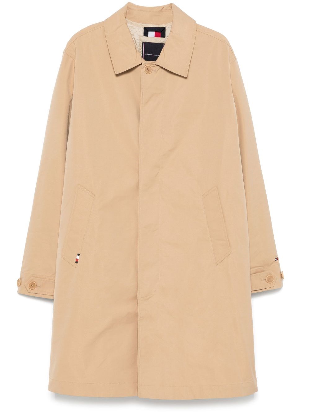 Tommy Hilfiger Long Raincoat - Tommy Hilfiger - Modalova