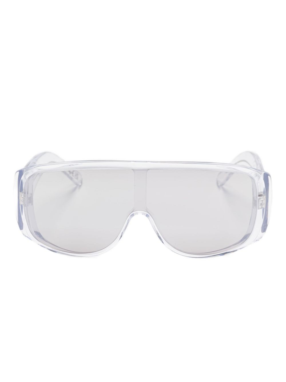 Mm6 Maison Margiela Mask Sunglasses In White