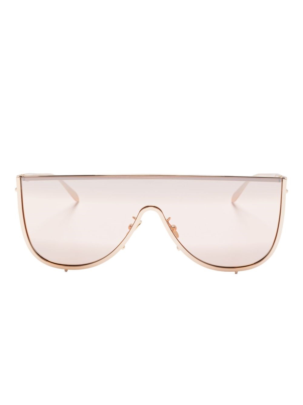 Alaïa Metal Mask Sunglasses - Alaïa - Modalova