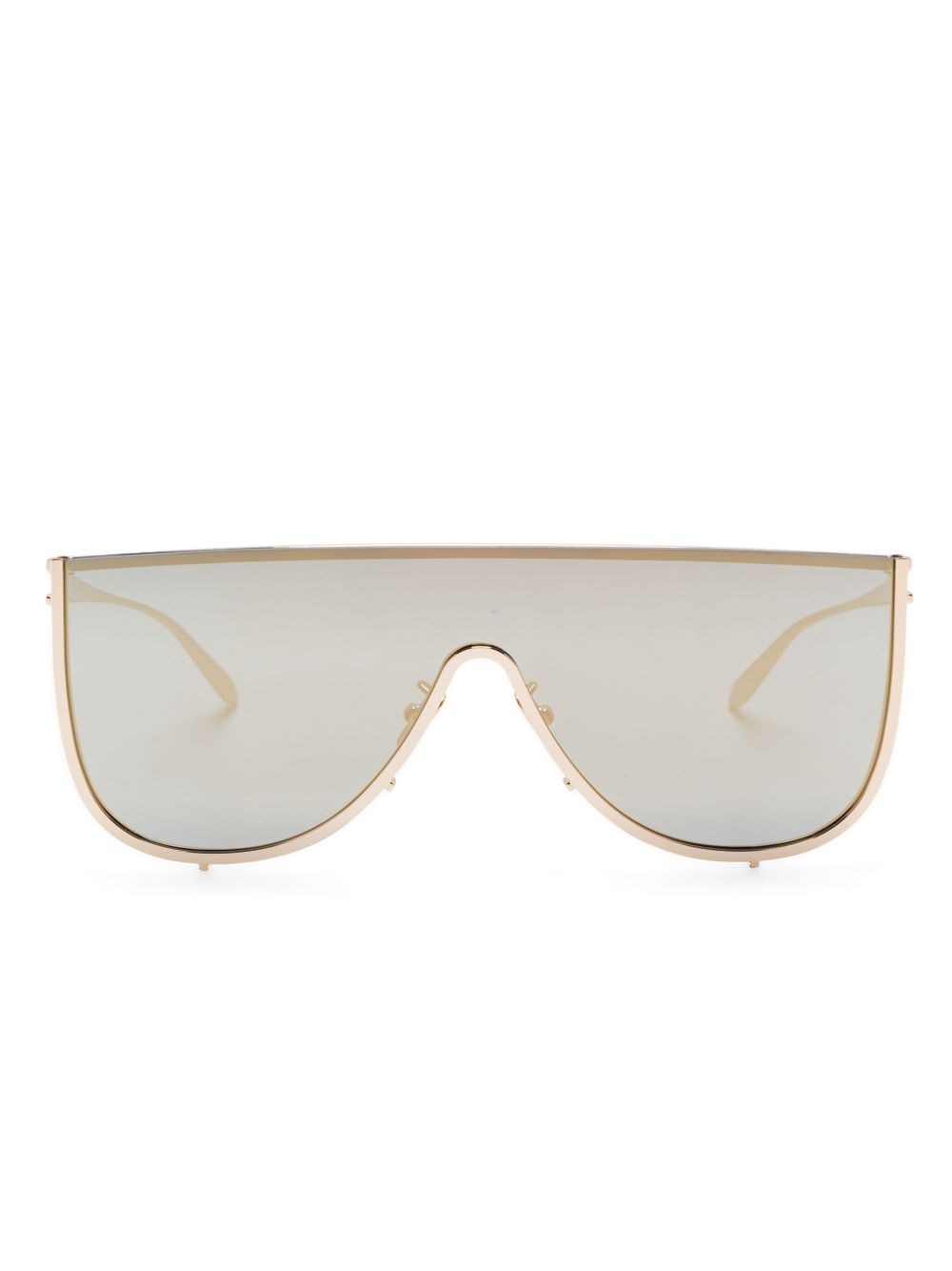 Alaïa Metal Mask Sunglasses - Alaïa - Modalova