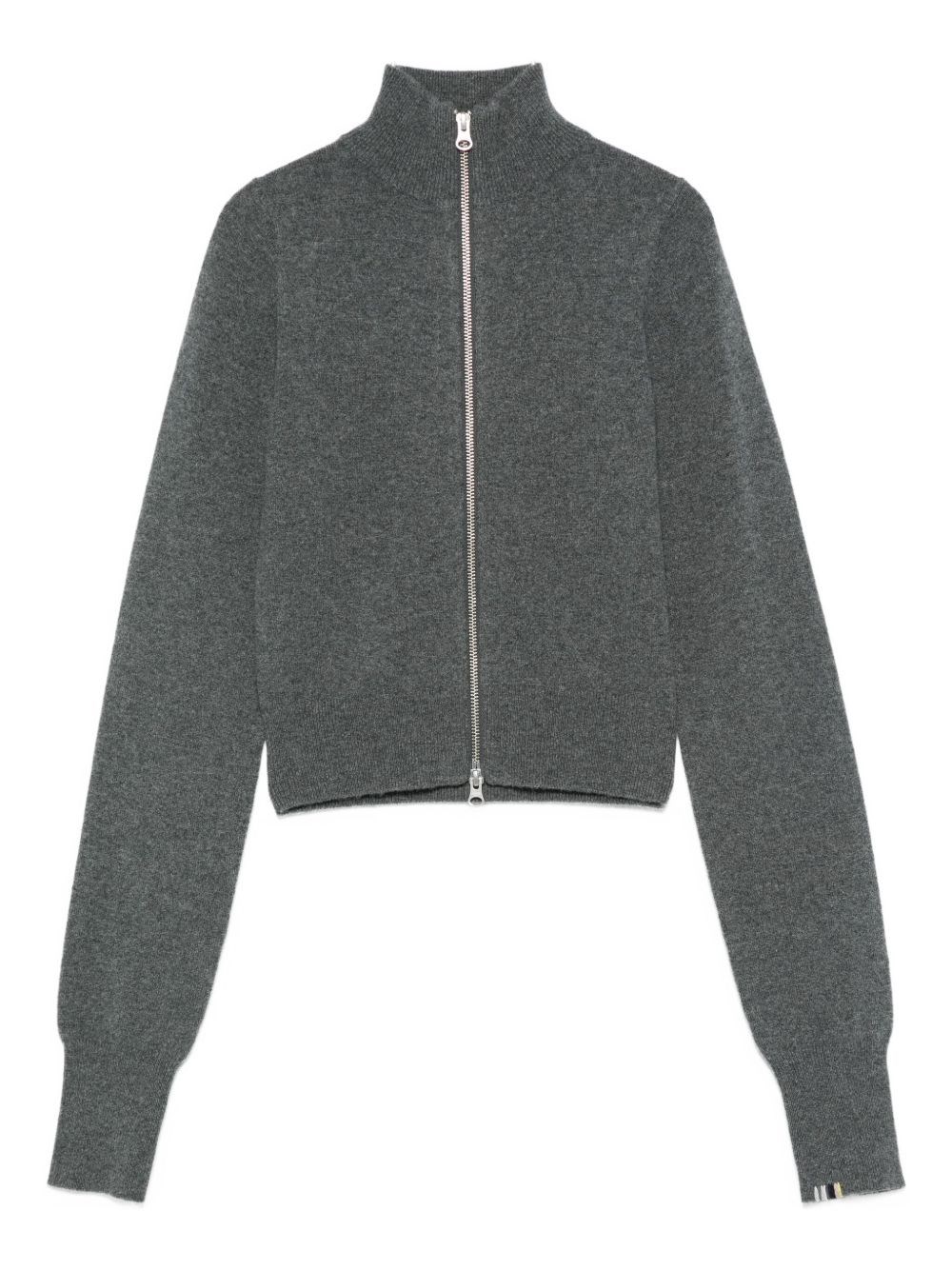 Extreme Cashmere Cashmere Zipped Cardigan In Gray