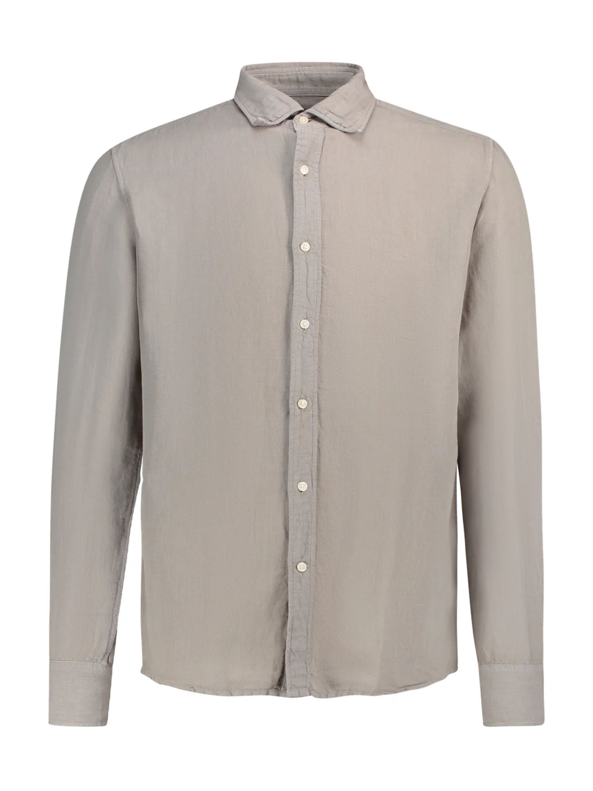 DEPERLU Linen And Cotton Blend Shirt
