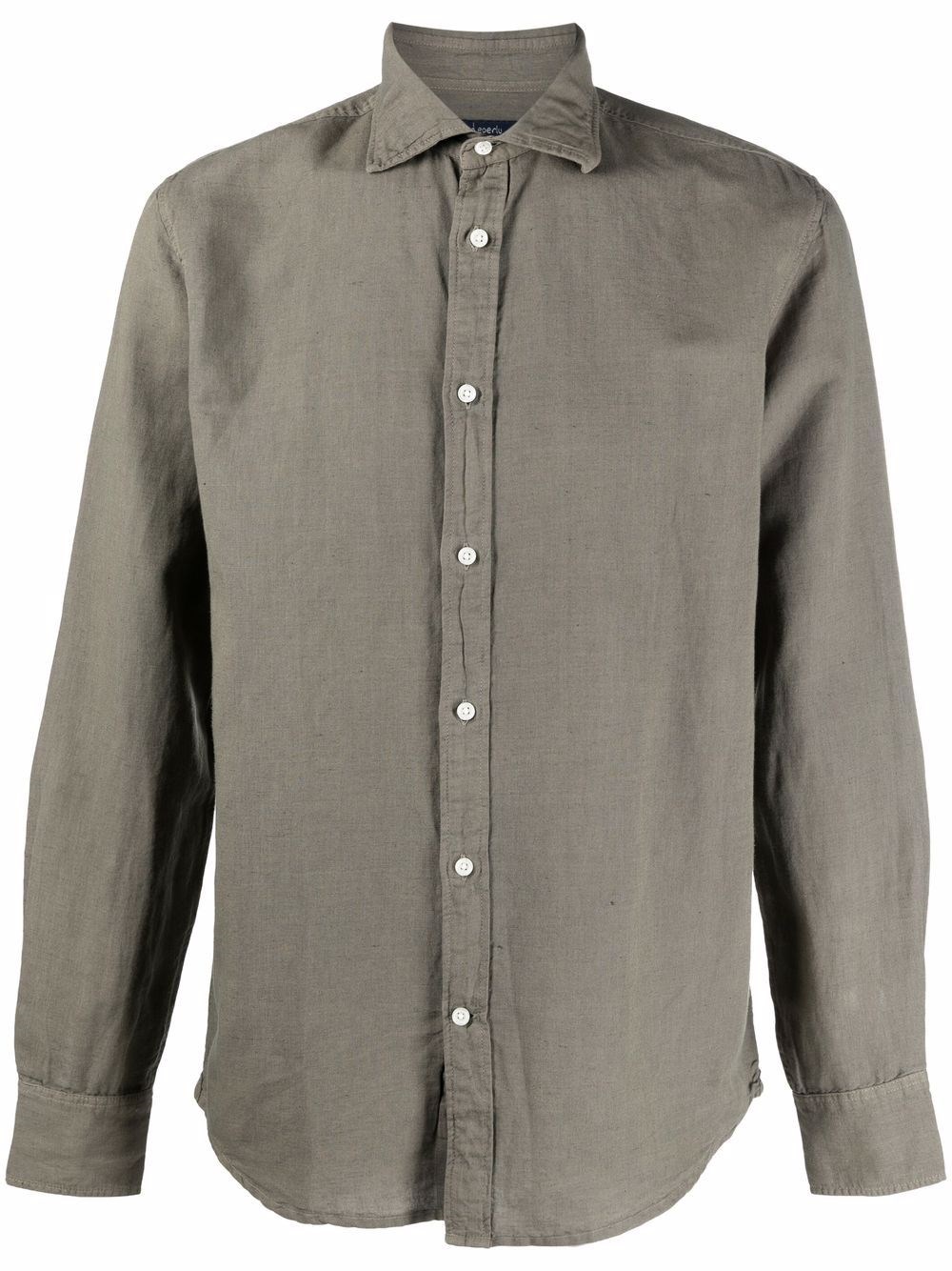 Linen And Cotton Blend Shirt - DEPERLU - Modalova