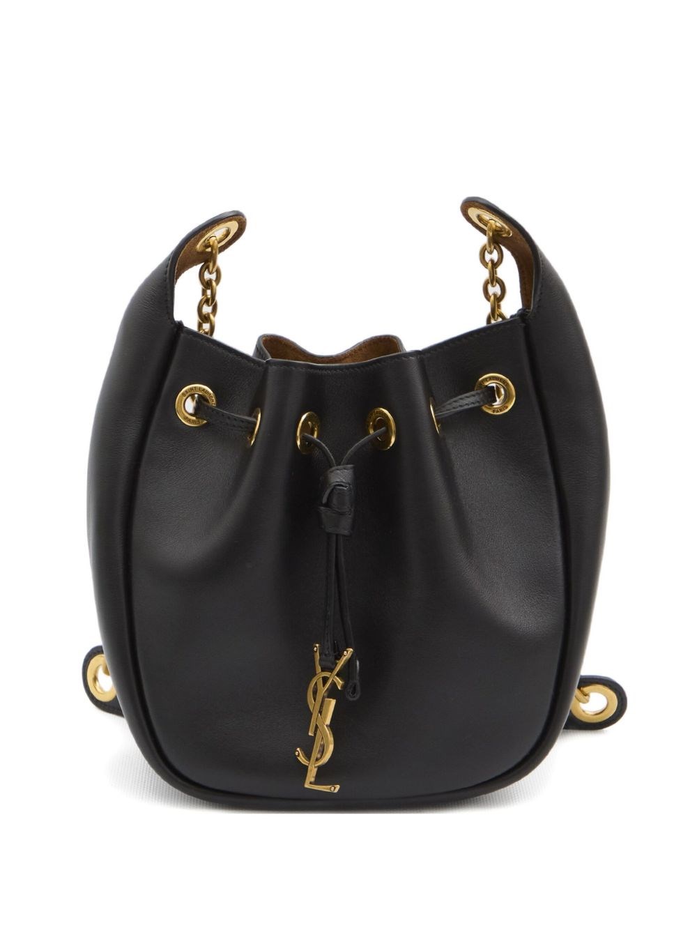 Saint Laurent Supple Leather Bucket Bag