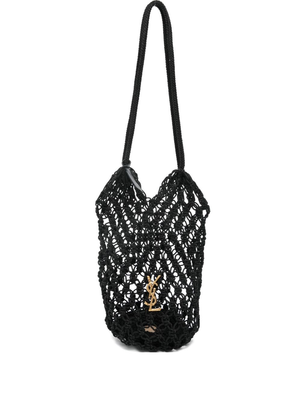 Saint Laurent Crochet Large Bucket Bag