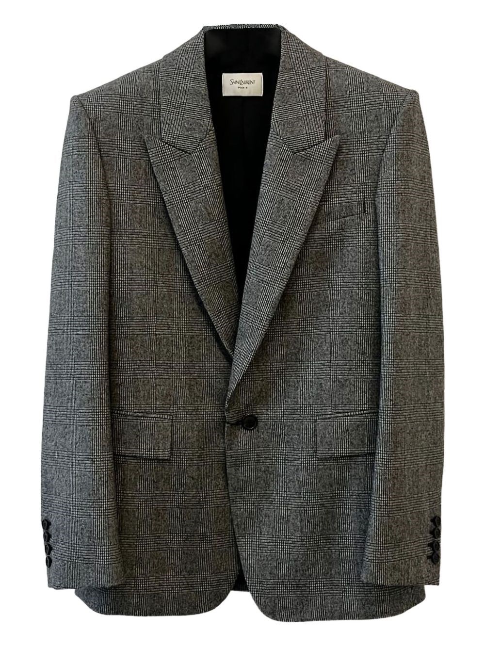 Saint Laurent Flannel Single-Breasted Jacket