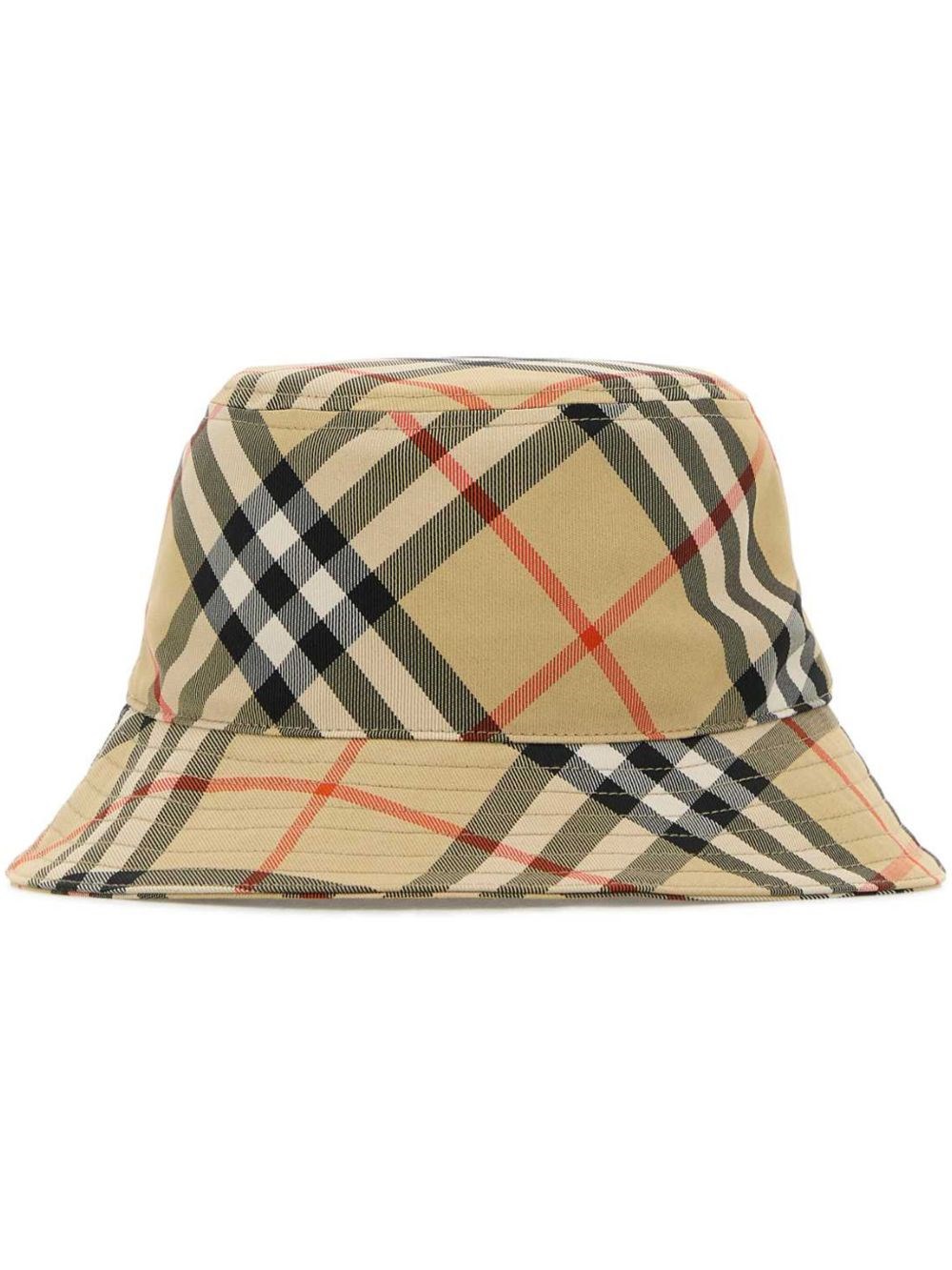 Burberry Check Print Hat - Burberry - Modalova